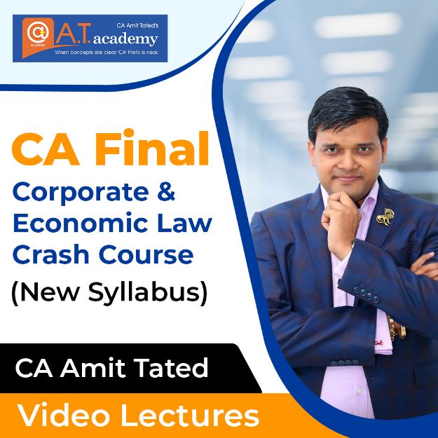 Picture of CA Final Corporate & Economic Law Crash Course By CA Amit Tated