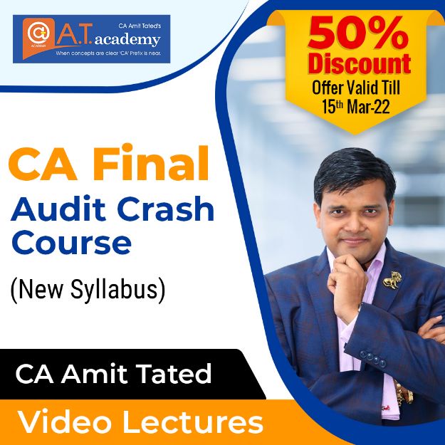 CA Final Audit Crash Course by CA Amit Tated