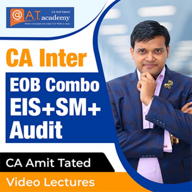 CA Inter EOB Combo of EIS SM Audit Pendrive Classes by CA Amit Tated
