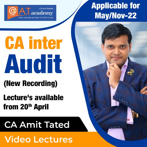 Picture of CA Inter Audit (New Recording) - By CA Amit Tated