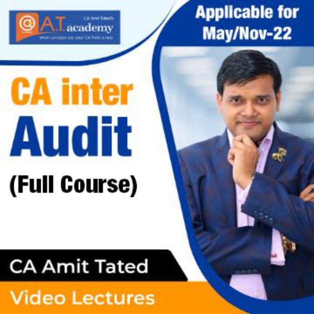 CA Inter Audit Pendrive Classes by CA Amit Tated