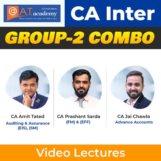 Picture of CA Inte - Group 2-Combo by CA Jai Chawla , CA Prashant Sarda , CA Amit Tated