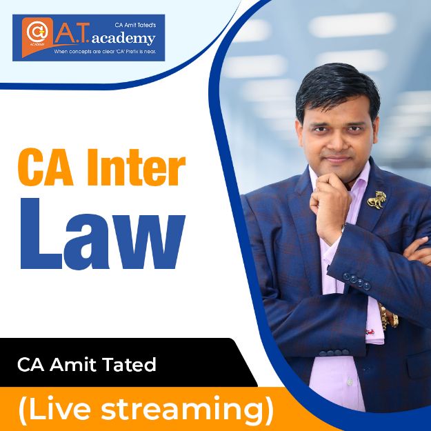Picture of CA Inter Law Live Classes  By CA Amit Tated