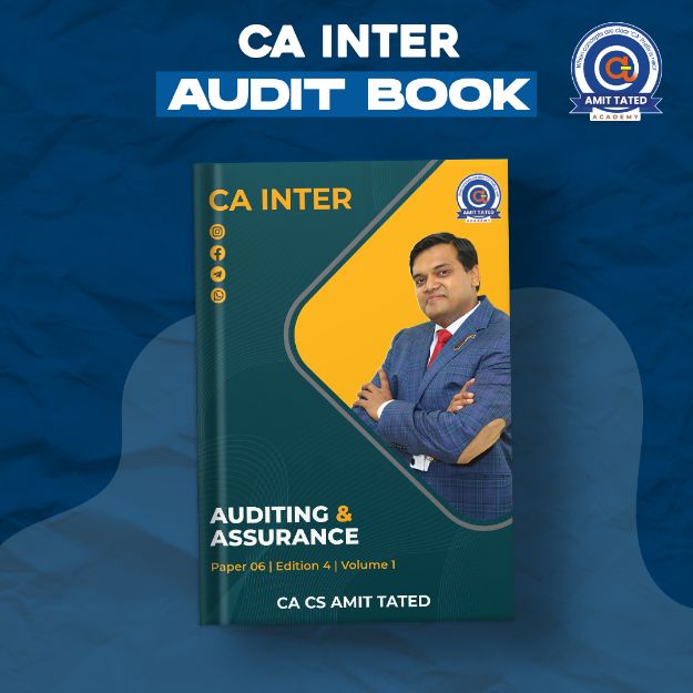 CA Inter Auditing & Assurance Book by CA Amit Tated 