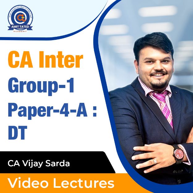 CA Inter Group 1 : Paper-4-A : Direct Tax (DT) Pendrive Classes by CA Vijay Sarda