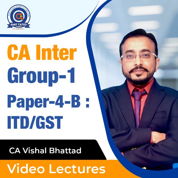 CA Inter IDT/GST Pendrive Classes & Video Lectures by CA Vishal Bhattad on A.T Academy