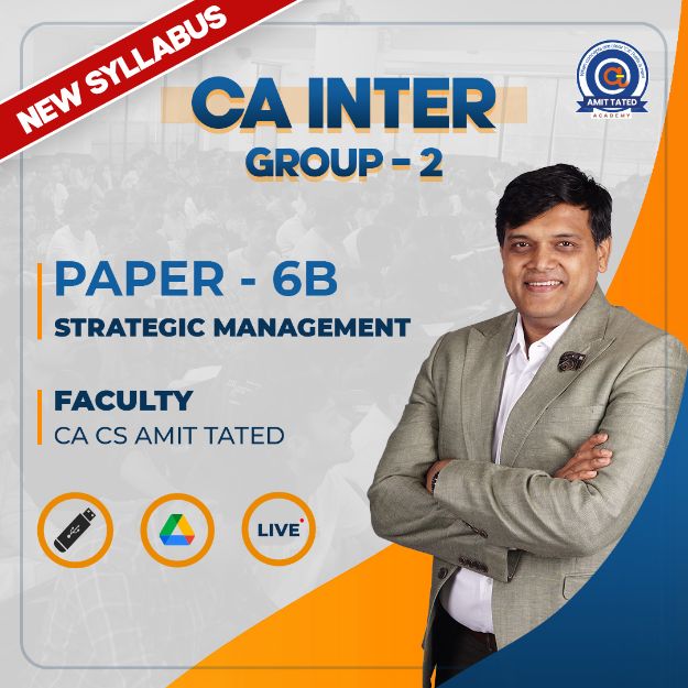 Paper-6B:  Strategic Management	By CA CS Amit Tated 
