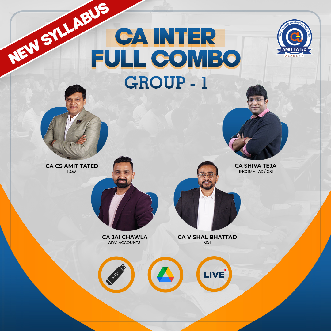 AT Academy. CA Inter Group 1 New Syllabus (May/Nov 2024)