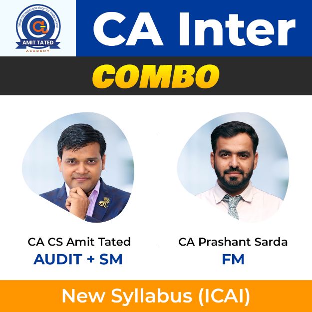 Picture of COMBO AUDIT +  FM + SM BY CA PRASHANT SARDA & CA CS AMIT TATED (New Syllabus)