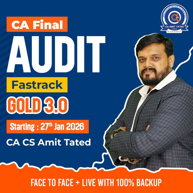 Picture of CA Final Audit Gold 3.0  Batch By CA CS Amit Tated
