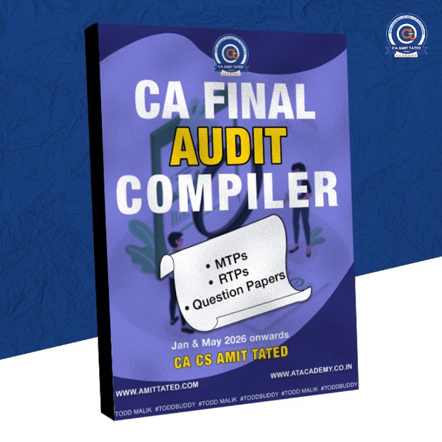 Picture of CA Final Audit Compiler Jan & May 2026 onwards By CA CS Amit Tated