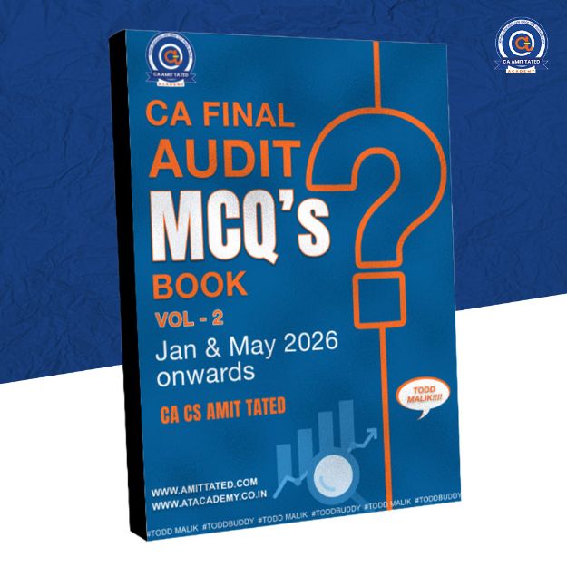 Picture of CA Final Audit MCQs Book (Vol. 2) Jan & May 2026 onwards By CA CS Amit Tated