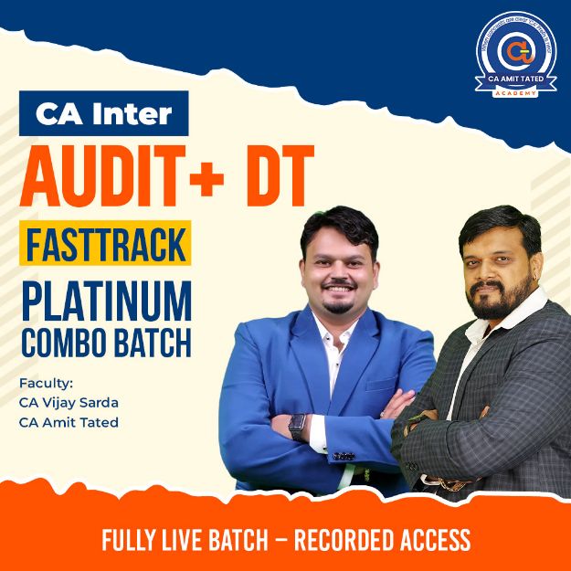 Picture of CA Inter Audit + DT Fasttrack Platinum Combo Batch