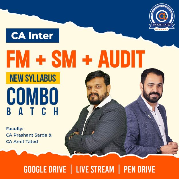 Picture of CA Inter FM + SM + Audit for Sept 2026 ,Jan 2027 & May 2027