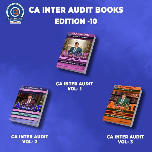 Picture of CA INTER AUDIT COMBO BOOKS ( EDITION 10 ) BY CA CS AMIT TATED