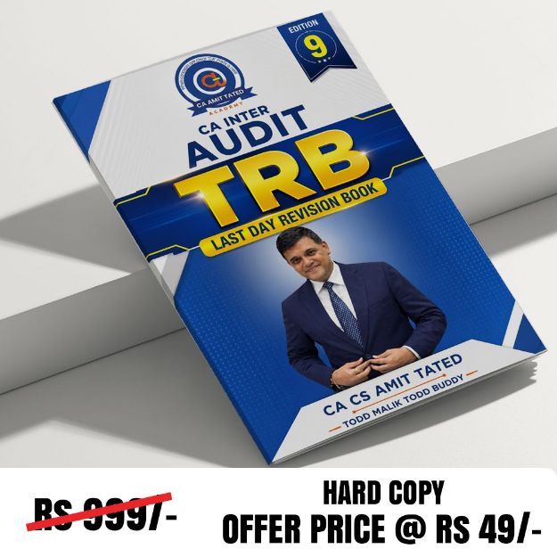 Picture of CA Inter Audit TRB – ( Last Day Revision Book )