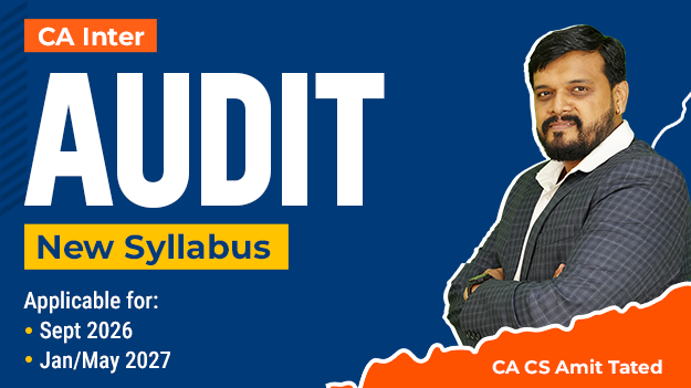 Picture of CA Inter Audit for Jan 2027 & May 2027 by CA Amit Tated ( Subscription 1 Month )