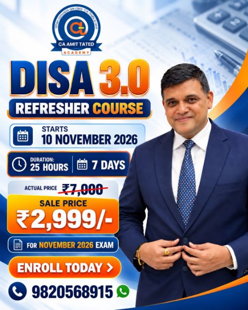 Picture of CA Amit Tated Academy – DISA 3.0